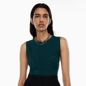 Babaton Pointelle Crop Top
